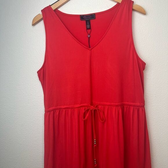 C Wonder by Christian Siriano Tiered Maxi Dress Large - Picture 3 of 7